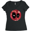 Starry Night Deadpool Women's Triblend Scoop T-shirt