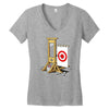 medieval fairground Women's V-Neck T-Shirt