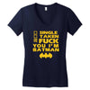 poof movie batman Women's V-Neck T-Shirt
