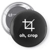 oh crop Pin-back button