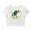 radical lizard Crop Top