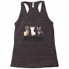 happy meowr Racerback Tank