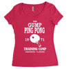 forrest gump   ping pong camp   cult film Women's Triblend Scoop T-shirt
