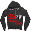old school gamer Zipper Hoodie