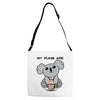 my puns are Adjustable Strap Totes