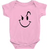 evil acid house smiley smily face mens t shirt Baby Onesie