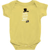 keep calm, we're all mad here Baby Onesie