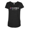 100x or gtfo bitmex edition white logo Maternity Scoop Neck T-shirt