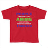 people who don't like anime are not real and should not be trusted Toddler T-shirt