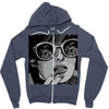 sad girl Zipper Hoodie