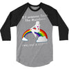 ls mug eat rainbow eat les 3/4 Sleeve Shirt