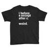 i before e except after c Youth Tee