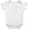 golden spiral Baby Onesie