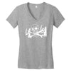 4x4 truck cross bone skull Women's V-Neck T-Shirt
