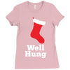 well hung Ladies Fitted T-Shirt