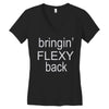 bringin flexy Women's V-Neck T-Shirt
