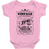 Vintage Aged To Perfection 1940 Baby Onesie
