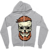 terror skull Zipper Hoodie
