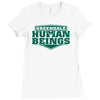 greendale human beings Ladies Fitted T-Shirt