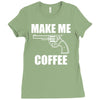 make me coffee Ladies Fitted T-Shirt