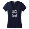 New York City Girl Women's V-Neck T-Shirt