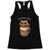 owl coffee Racerback Tank