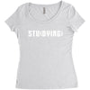 Studying Women's Triblend Scoop T-shirt