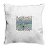 Claude Monet impression Sunrise Throw Pillow