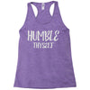 humble thyself Racerback Tank