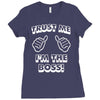 trust me i'm the boss Ladies Fitted T-Shirt