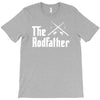 the rodfather   mens funny fishing T-Shirt