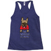 the snuggle is real Racerback Tank