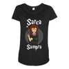 sarcasampra Maternity Scoop Neck T-shirt