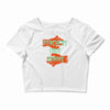 teachers love brains Crop Top