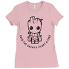 baby groot Ladies Fitted T-Shirt