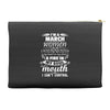 I Am A March Women Accessory Pouches