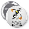 captain marvel 3 Pin-back button