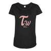 TWICE FANS Maternity Scoop Neck T-shirt