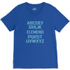 abc elemeno funny geek nerd book school teacher read spelling tee shir V-Neck Tee