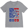 usa 2 V-Neck Tee