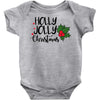 holly jolly christmas Baby Bodysuit