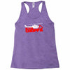get to the choppa Racerback Tank