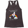 ls mug eat rainbow eat les Racerback Tank