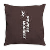 powder monkeez Throw Pillow