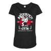 gallic gym Maternity Scoop Neck T-shirt
