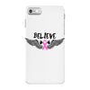 angel wing believe breast cancer iPhone 7 Case