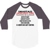 Smartass January Girl 3/4 Sleeve Shirt