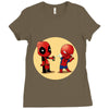deadpool Ladies Fitted T-Shirt