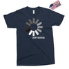buffering  funny retro loading computer console fashion party Exclusive T-shirt