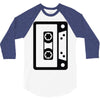 retro cassette 3/4 Sleeve Shirt